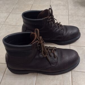 Vintage Red Wing Leather Steel Toe Work Boots, Sz 12